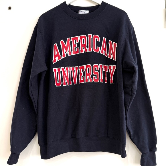 Men's American University Crew Neck Sweatshirt. Size Medium. - Picture 1 of 4
